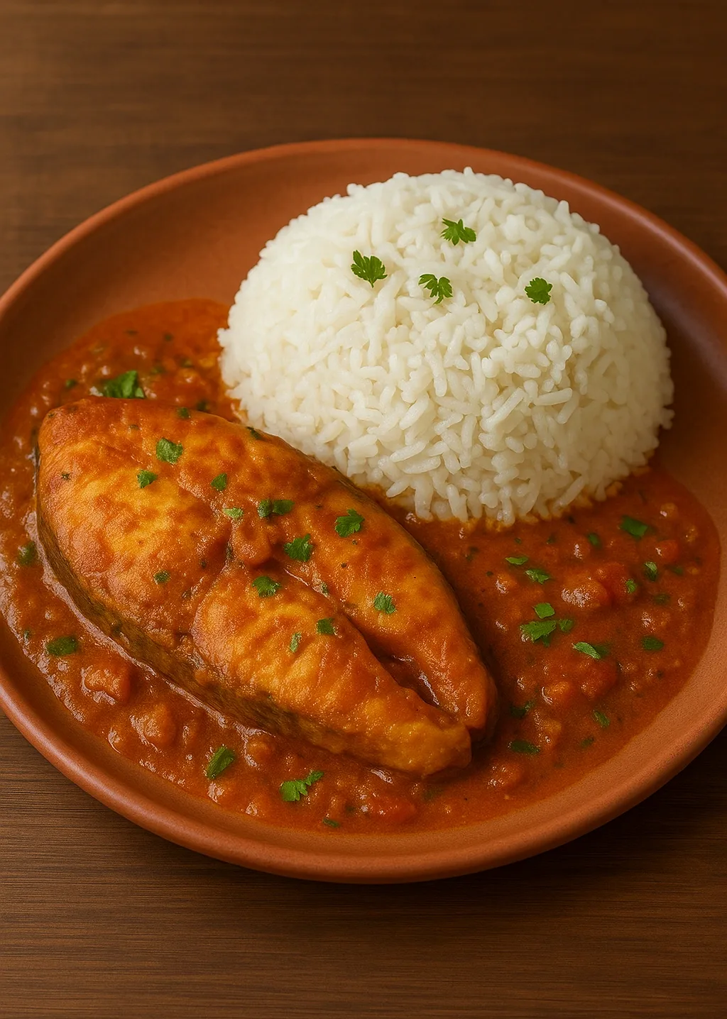 Choice Of Fish With Rice Choice Of Fish With Rice