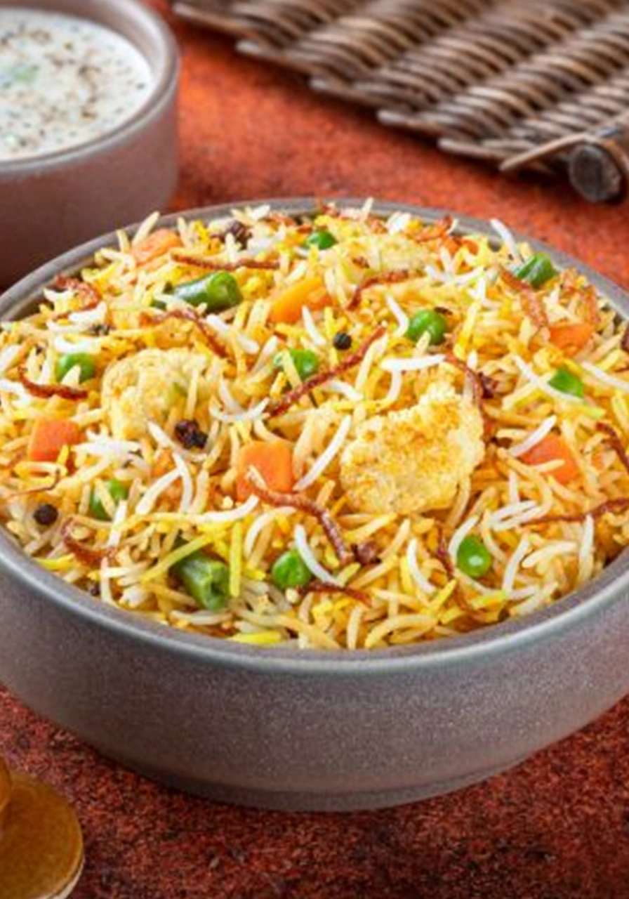 Kolkata Vegetable Biryani Kolkata Vegetable Biryani